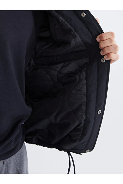 LC Waikiki Black Comfortable Fit Men's Shirt Jacket