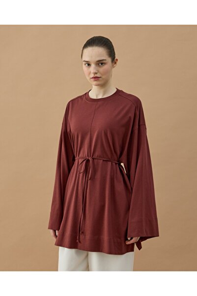 Aybikestil Süprem Pure Kesikli Tunik Terra Cotta
