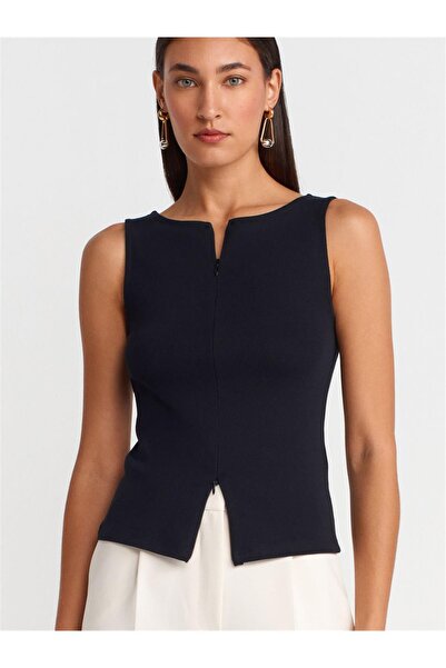 MU&ME BOUTİQUE Body Fermuarli Dlvn 94% Cotton