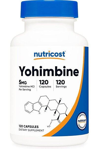 Nutricost Yohimbine HCl 5mg, 120 Capsules - Gluten Free and Non-GMO