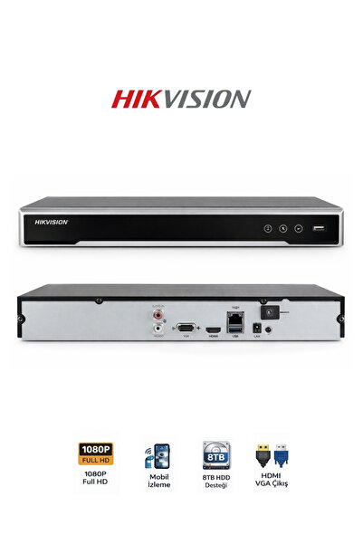 Hikvision DS-7616NI-Q1 16 Kanal NVR 4K / 8MP Canlı İzleme Destekli