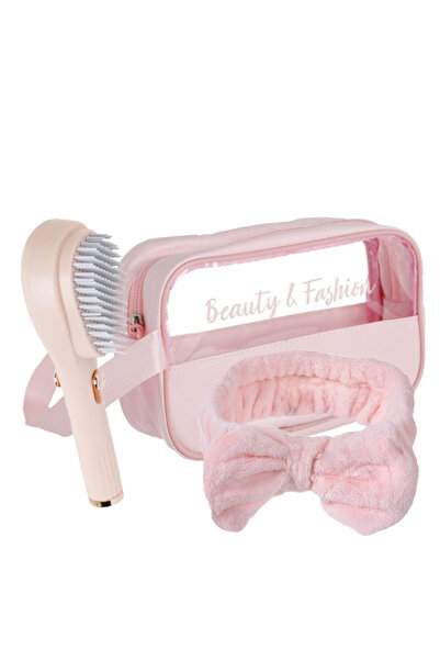 HM2A Set Portfard cu Perie par cu curațare automata și Bendița de par cu Fund...