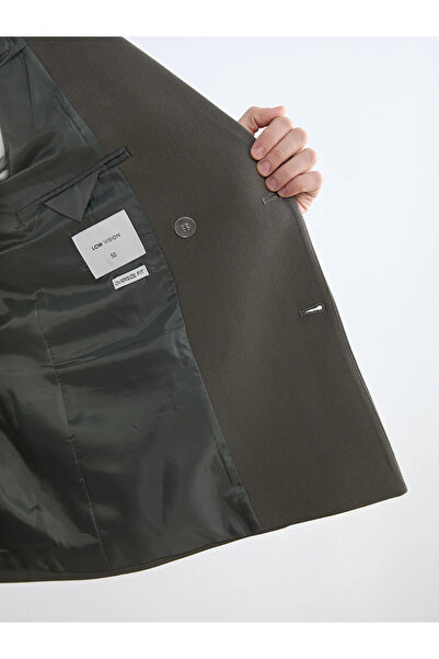 LC Waikiki Jachetă blazer pentru bărbați cu croială standard kaki