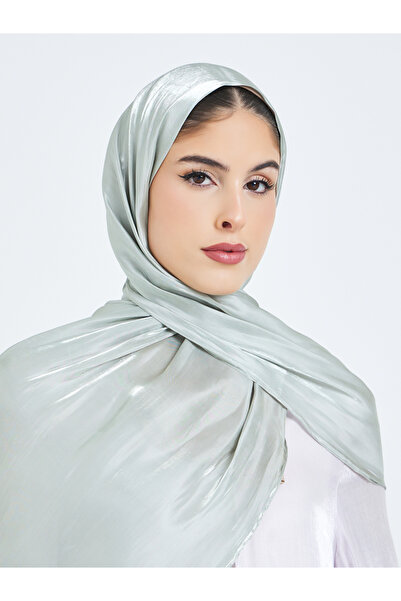 Amirah By Styli Green Shimmer Look Hijab