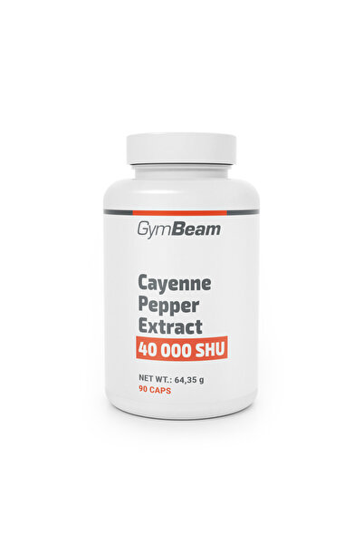 GymBeam Extract de piper Cayenne, 90 capsule