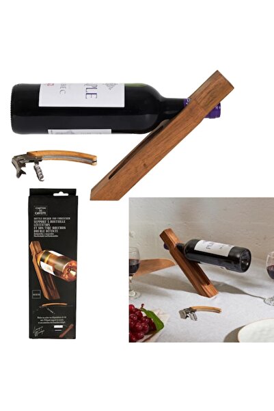 OEM Wine Bottle Holder with Integrated Corkscrew