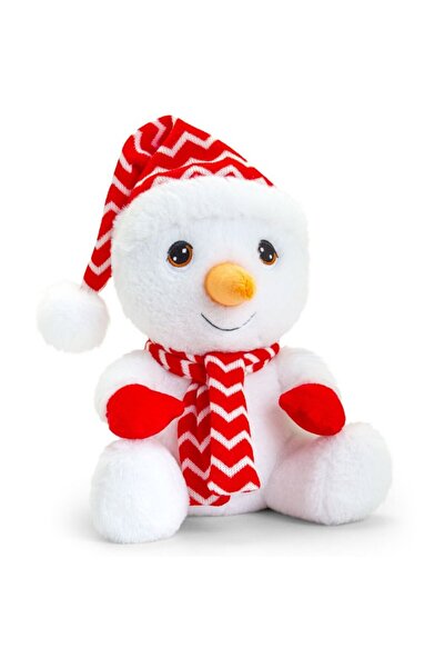 Keel Toys Plush toy Snowman with hat and scarf 25cm Keeleco