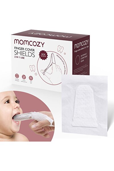 Momcozy Baby Finger Toothbrush, Wipes Toothbrush, Tongue Cleaner & Gum Wipes ...