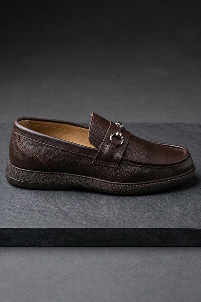 MUGGO Alfred Genuine Leather Metal Buckle Comfortable Sole Men's Daily Classi...