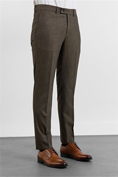 İmza Light Brown Side Pocket Comfort Fit Stretchy Trousers 1003255176