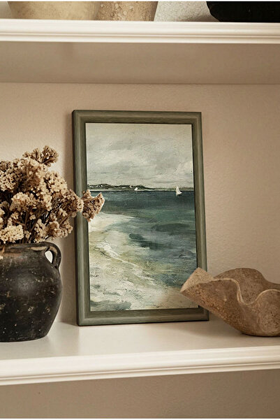 Zevahir Mobilya Dekorasyon 1 bucată de tablou vintage din MDF cu aspect de ca...