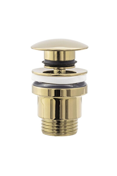 Magdeal Ventil Click-Clack lavoar Universal Auriu Lucios, Filet Standard 1 1/4