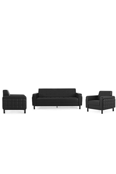 ofiscombin Ofis Büro Koltuk Kanepe Bekleme Grubu 3+1+1 Onesta Plus