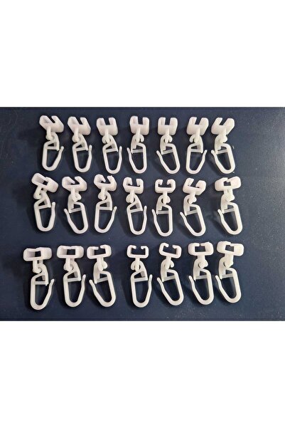 F-CORE Curtain Hooks Compatible with Scania R S Nextgen, Renault T Set of 25 pcs