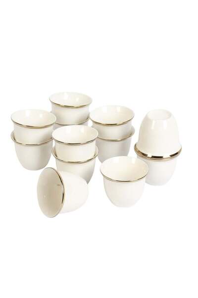 HOMEVEO Luxury Arabic Coffee Cup Set – 12 Cups