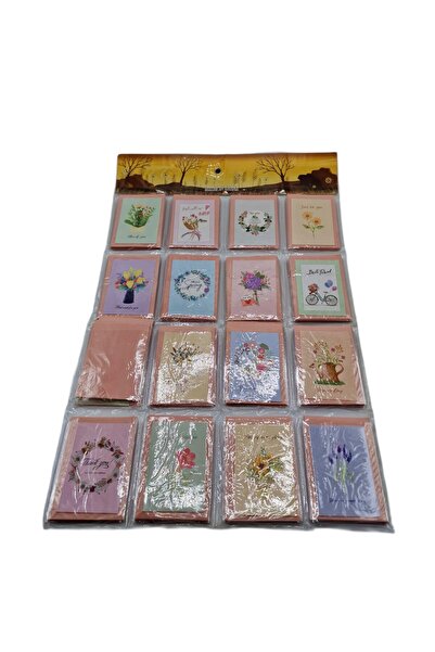 decotoys Mini felicitari cu plic 128/set