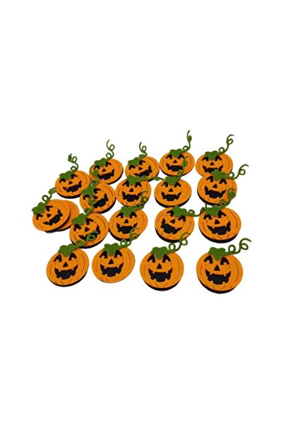 decotoys Figurina fetru dovleac 50/set