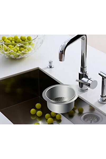 NO BRAND Kuğu Tasarımlı Paslanmaz Lavabo Drenaj Sepeti