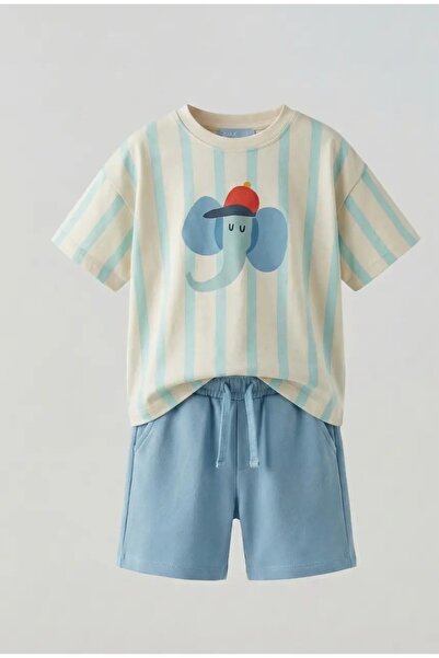 Yerli Children's Unisex Top and Bottom Set