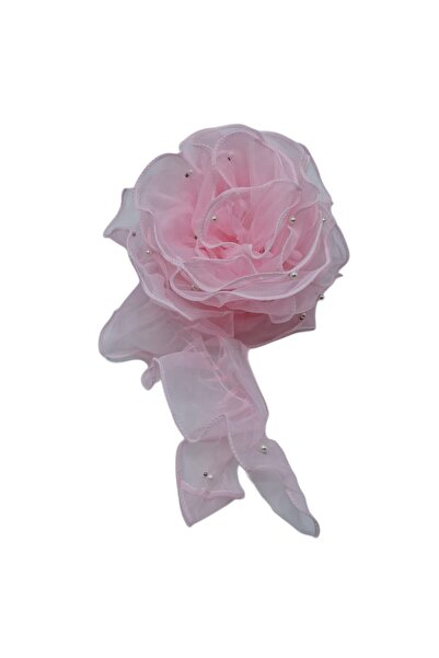 decotoys Rola voal decorativa roz 200cm x 10cm 2/set
