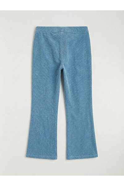 LC Waikiki Сини дънки с еластична талия и испански крачоли за момичета