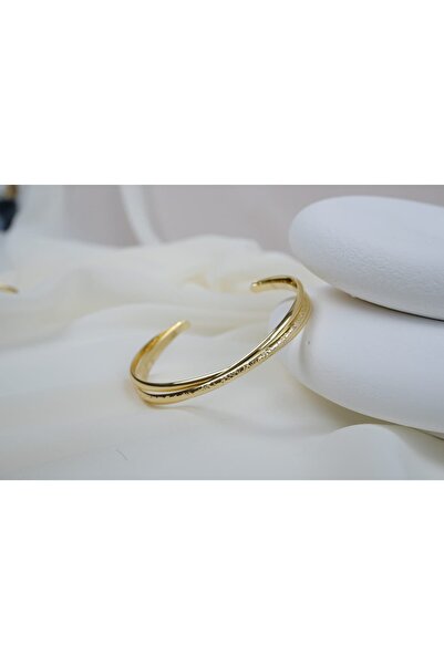 ATELİER TUĞBA Klpç072 Triple Form Cross Gold Clamp (Adjustable)