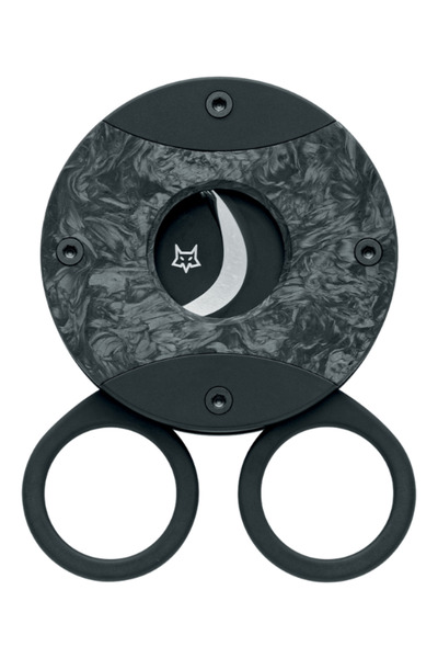 Fox The Circle Siyah Granit Çelik Puro Makası Kesici - TR9320