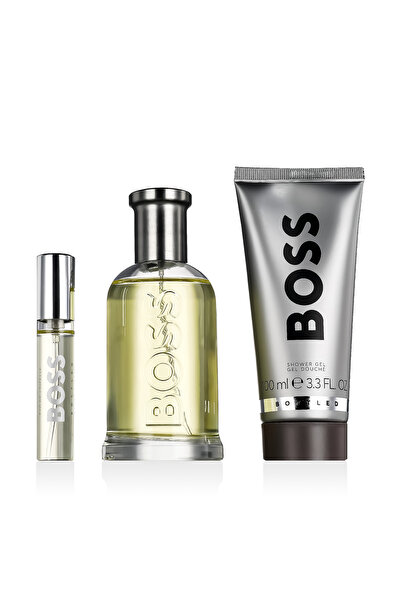 Hugo Boss Boss Boss Bottled EDT 100 ml + EDT MINI 10 ml + SG 100 ml (bărbați)
