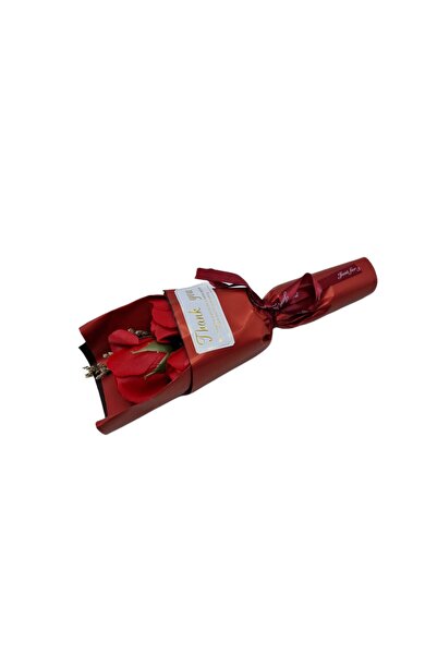 decotoys Buchet din flori artificiale 3 trandafiri 2/set