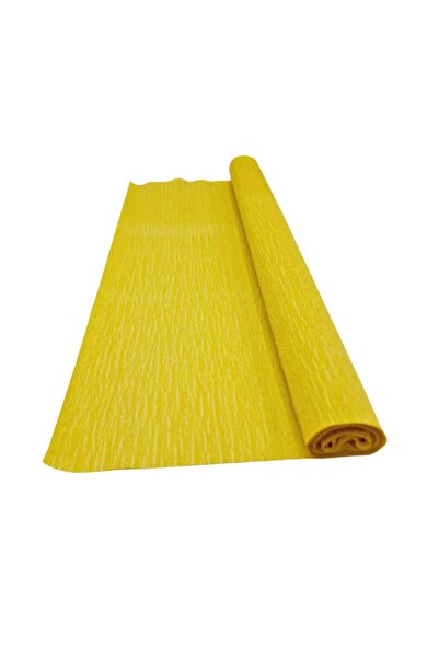 decotoys Hartie creponata galbena 2.5m 3/set