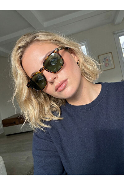 funeyes Oliver Leopard Printed Li Corner Unisex Sunglasses