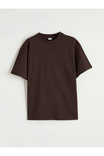 LC Waikiki Tricou maro guler rotund basic pentru băieți