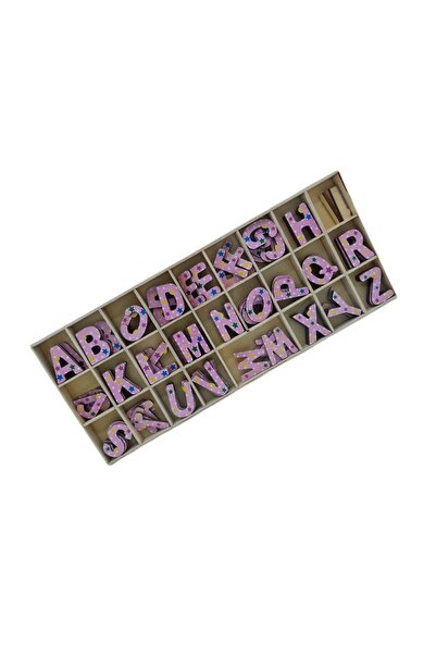 decotoys Alfabet color 130 /set roz