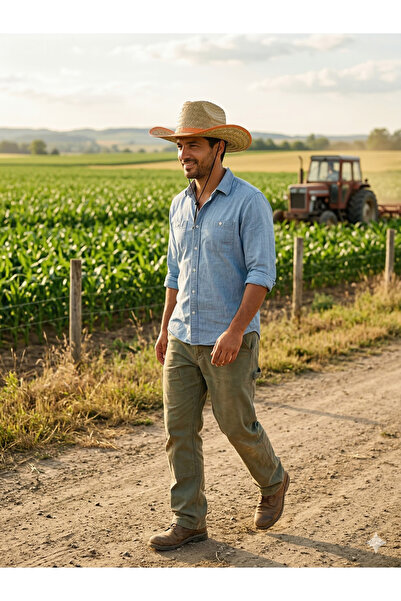 PIECE SIGNATURE Straw Hat for Picnics, Vacations, and All Summer Workings
