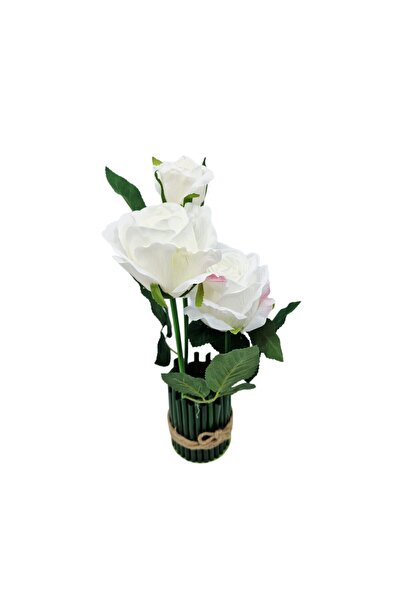 decotoys Buchet din flori artificiale 3 Trandafiri