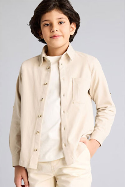 DeFacto țesătură pichet Cămașă băieți G8764A826SP
