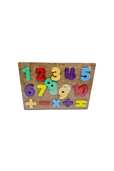 decotoys Puzzle lemn cu litere si tablita de scris