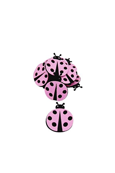 decotoys Figurina fetru gargarita roz 50/set