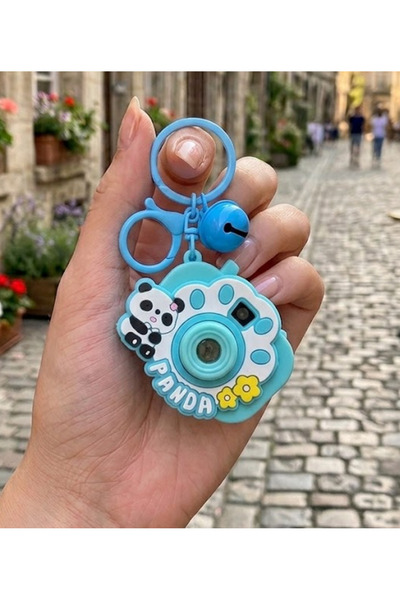 LRS STORE Projeksiyonlu Oyuncak Fotoğraf Makinesi Projektör Süper Sevimli Çat...