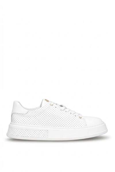 John Richardo 24408 Ανδρικό Γνήσιο Δέρμα Classic Αθλητικό παπούτσι Λευκό