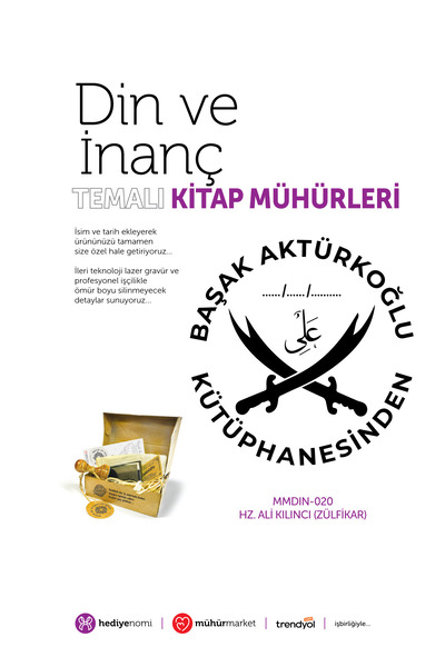 HEDİYENOMİ MühürMarket > الدين والإيمان Hz. ختم كتاب سيف علي - ختم الكتاب > M...