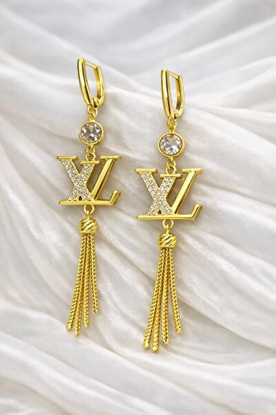 Inovius Елегантни обеци, позлатени медни - LMG4015