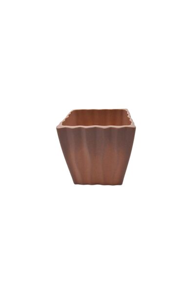decotoys Ghiveci plastic pentru flori roz M 4/set