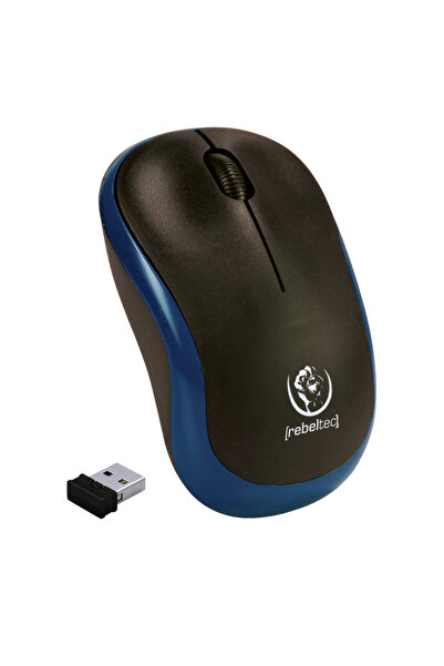 Rebeltec 2.4 GHz wireless mouse with mini USB receiver, Meteor, 1000 dpi, 3 b...
