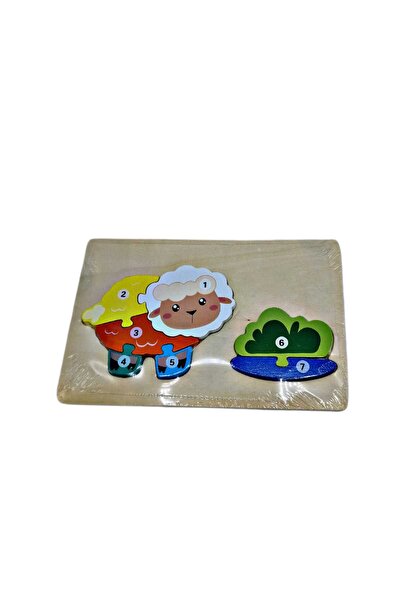 decotoys Puzzle lemn Oaie 2/set