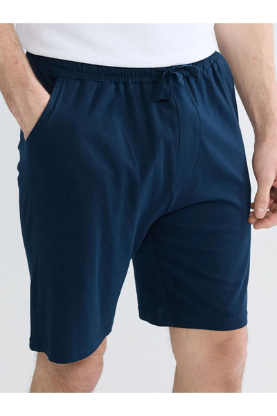 LC Waikiki Pantaloni scurți pentru bărbați, albastru bleumarin, slim fit