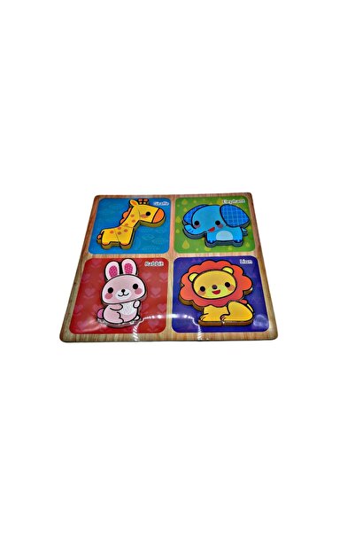 decotoys Ξύλινο Παζλ Άγρια Ζώα