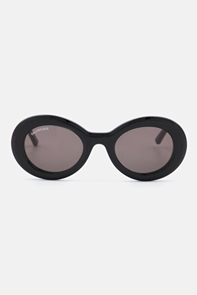 Balenciaga Women BB0074S Round Sunglasses, Black
