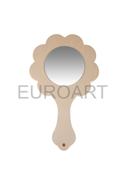 decotoys Oglinda lemn placaj mica 10/set