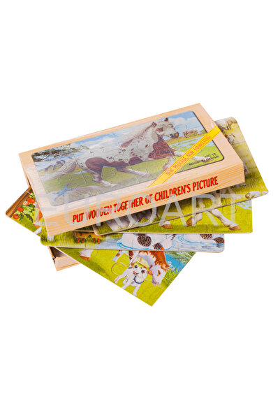 decotoys Puzzle lemn penar caine